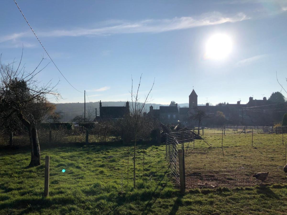Le Logis Du Gast Chambre Verte Le Gast Bagian luar foto